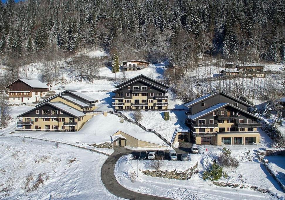 Appartement Dans Chalet Avec Piscine Couverte Saint-Gervais-les-Bains Luaran gambar